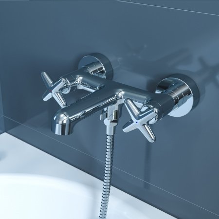 Смеситель для ванны с душем IDDIS Acros ACRSB02i02WA хром глянцевый