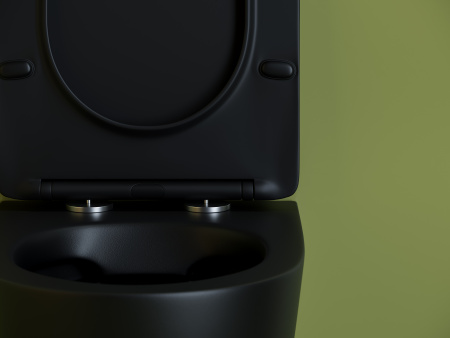 Унитаз подвесной безободковый Ceramica Nova Uno CN11001MB черный матовый