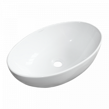 Раковина накладная 55см Sanita Luxe Ringo Cut RNGSLWB01C белый