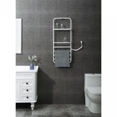 Полотенцесушитель электрический Black&White N-337W 101х40 белый матовый