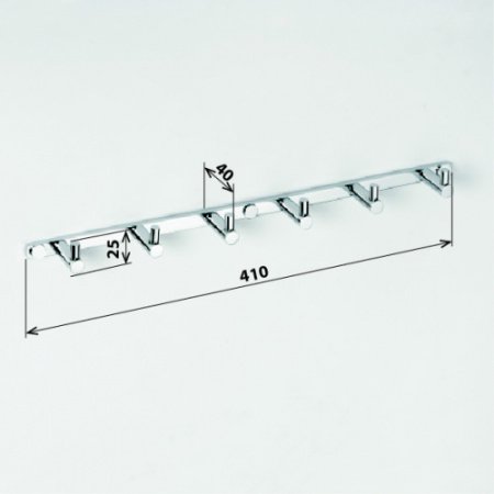 Крючок для полотенец Bemeta Omega 104606112 Глянец