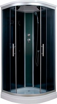 Душевая кабина Timo Standart T-1101 P 100x100x220 профиль хром матовый, стекло прозрачное