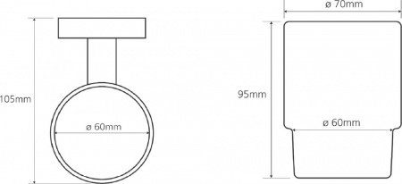 Держатель для стакана Bemeta Omega 104110012 Глянец