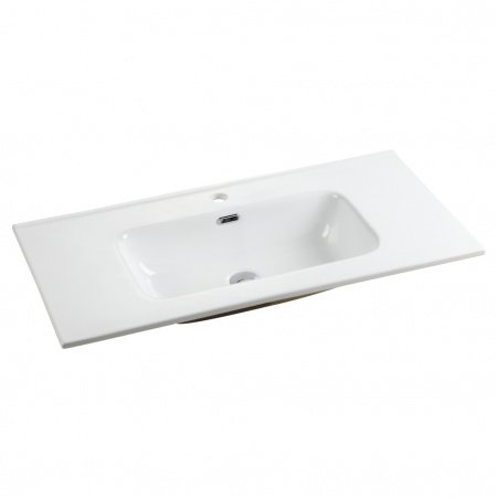 Раковина накладная 101см Ceramica Nova Element CN7003 белый