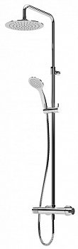 Душевая стойка Cezares LEAF-CDA-25-MM хром матовый