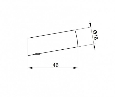 Крючок Keuco Reva 12814370000 черный матовый
