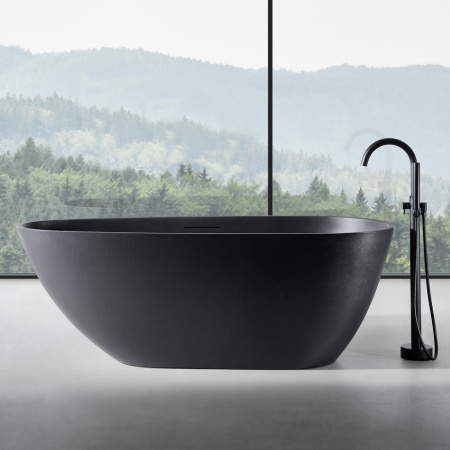 Ванна из искусственого камня ABBER Dortmund AM9911B черная