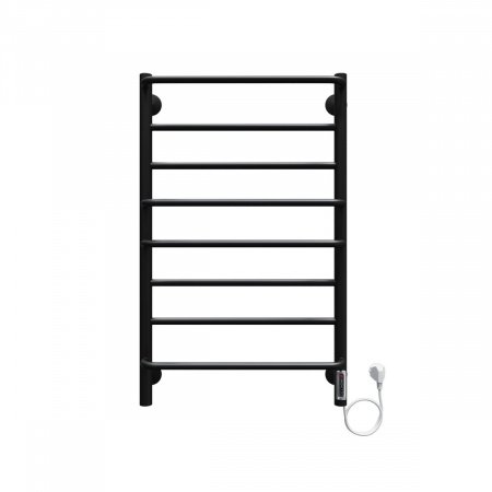Полотенцесушитель электрический Terminus Евромикс П8 500x850, черный (RAL 9005 матовый)