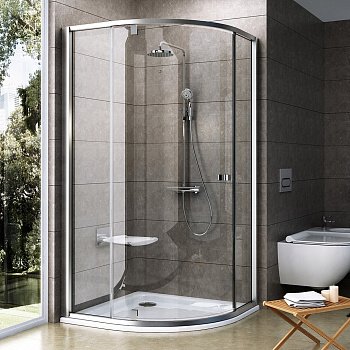 Душевой угол Ravak Pivot PSKK3 80x80x190 профиль сатин, стекло прозрачное