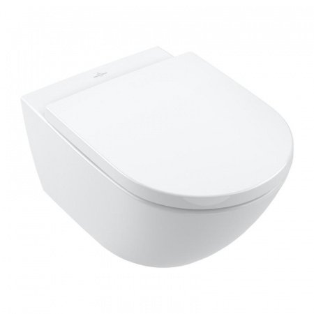 Унитаз подвесной Villeroy & Boch Subway 3.0 4670TSR1 белый, с сиденьем микролифт