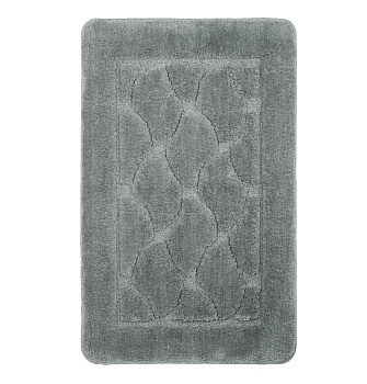 Коврик для ванной Fixsen Link 1-ый,  FX-5002K, серый, 50х80 см.