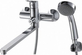 Смеситель для ванны с душем Bravat Drop F64898C-L хром
