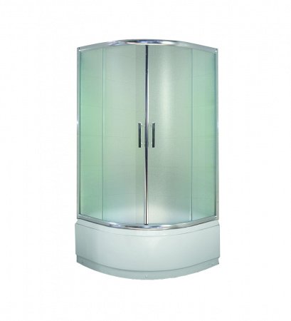 Душевой угол Esbano ES-8030 100x100x200 профиль хром, стекло матовое