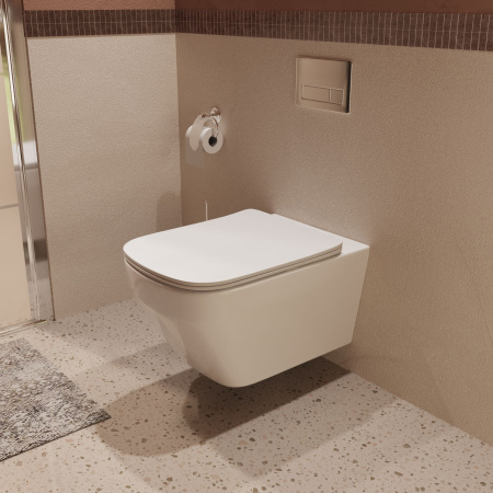 Унитаз подвесной безободковый Vincea Edge-M VT1-38T белый, с сиденьем микролифт