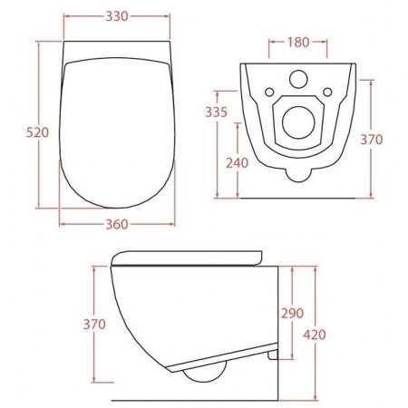 Унитаз подвесной ArtCeram File 2.0 FLV004 безободковый