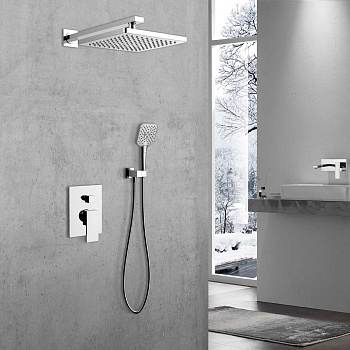 Встраиваемая душевая система со смесителем Vincea Next VSFW-1N1CH хром