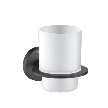 Стакан для ванной Aquatek Оберон AQ4204MB черный матовый