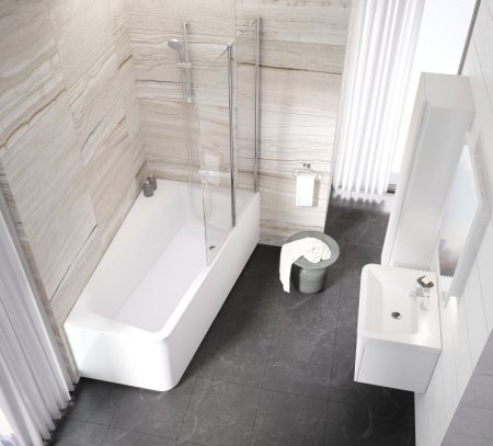 Шкаф пенал Ravak SB 10° 45 белый глянцевый