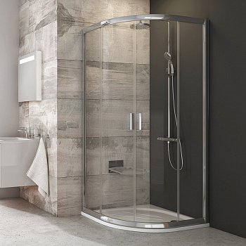 Душевой угол Ravak Blix BLCP4 90x90x190 профиль хром блестящий, стекло прозрачное