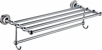 Полка для полотенец Fixsen Bogema FX-78515 Хром Белый