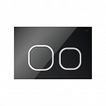 Кнопка смыва для унитаза IDDIS Uniglass UNG01BCi77 черный