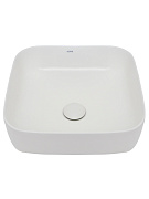 Раковина накладная 39см AQUAme AQM5011MW белый матовый