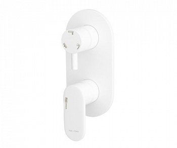 Смеситель для ванны с душем WasserKraft Mindel 8571 белый матовый