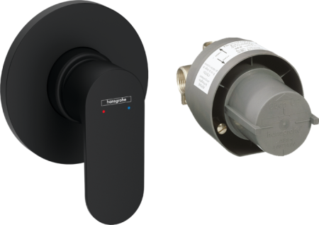 Смеситель для душа Hansgrohe Rebris S 72648670 черный матовый