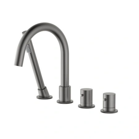 Смеситель термостатический на борт ванны Timo Saona 2330/18Y черное золото