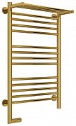 Полотенцесушитель электрический Сунержа Богема с полкой 2.0 80х50 золото, подключение левое