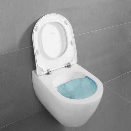 Унитаз подвесной Villeroy & Boch Subway 2.0 5614R201 сиденье микролифт тонкое