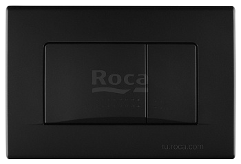 Кнопка смыва для унитазов Roca Active 32B 8901130B6 черный матовый