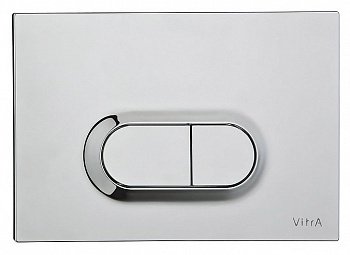 Кнопка смыва Vitra 740-0940 нержавеющая сталь