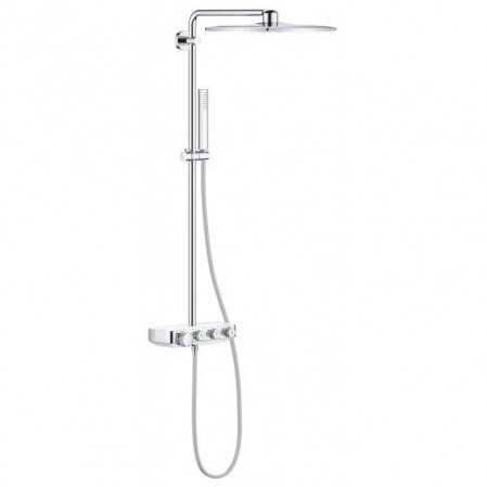 Душевая стойка Grohe Euphoria SmartControl System Cube 26508LS0 белый/хром