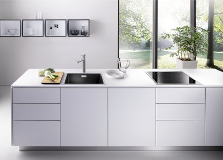 Смеситель для кухни Blanco Linee-S 517593 нержавеющая сталь