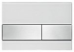 Кнопка смыва TECE Square 9240801 белый/сталь