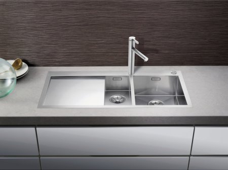 Смеситель для кухни Blanco Linee-S 517592 нержавеющая сталь