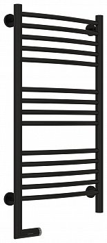 Полотенцесушитель электрический Сунержа Богема 2.0 80х40 черный матовый, подключение правое