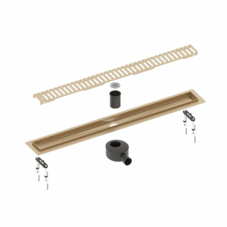 Душевой лоток TIMO Drain System DS230106/17, матовое золото
