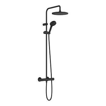 Душевая стойка Hansgrohe Vernis Blend EcoSmart 26428670 черный матовый