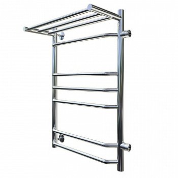 Полотенцесушитель водяной Тругор Браво серия 3 73,6х50 хром, с полкой, подключение правое