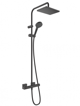 Душевая стойка Hansgrohe Vernis Shape 26097670 черный матовый