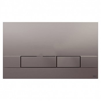 Кнопка смыва для унитазов OLI Pure 148302 хром матовый