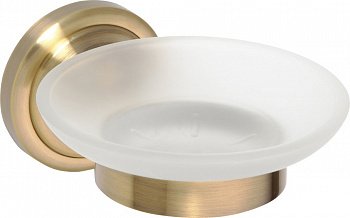 Мыльница стеклянная Bemeta Retro bronze 144108027 Бронза