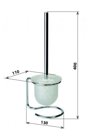 Ершик для унитаза Bemeta Neo stainless 104113105 Хром