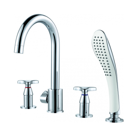 Смеситель на борт ванны D&K Hessen DA1384941, хром