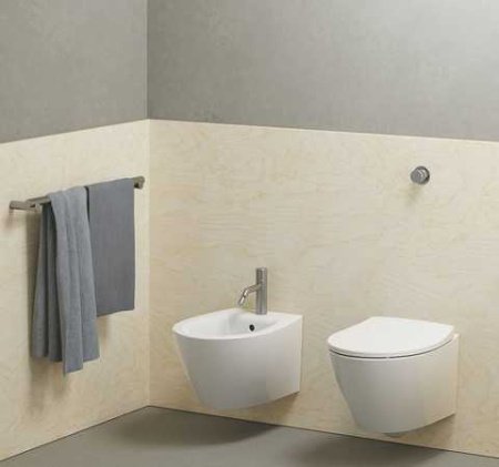 Унитаз подвесной безободковый GSI Modo 981611 белый