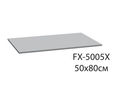 Коврик для ванной Fixsen Visa 1-ый, FX-5005X, серо-голубой, 50х80см
