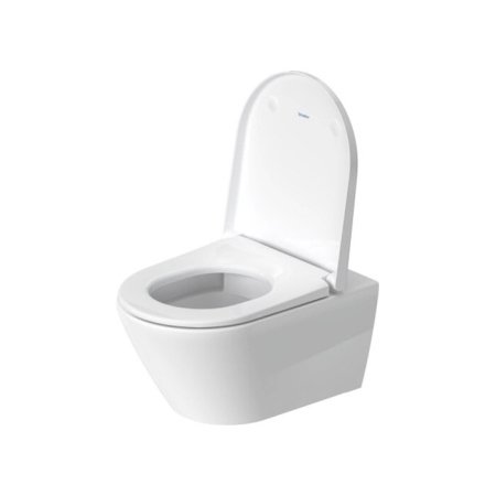 Комплект Duravit D-Neo 45770900А1: унитаз подвесной 540х360 мм, 257709 + сиденье с микролифтом 002169, цвет белый