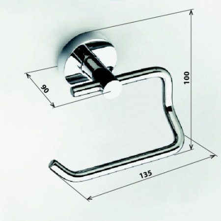 Держатель для туалетной бумаги Bemeta Omega 104112042 Глянец